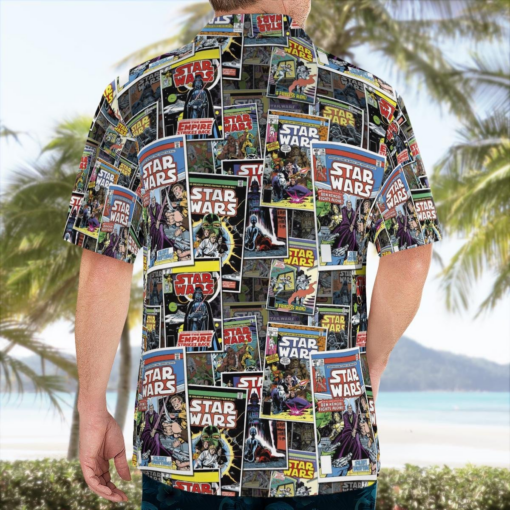 Star Wars Comic Hawaiian Shirt Aloha Shirt For Men Women