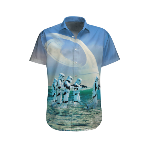Stormtroopers On Beach Hawaii Shirt Aloha Shirt For Men Women
