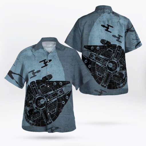 Millennium Falcon Star Wars Hawaiian Shirt Aloha Shirt For Men Women