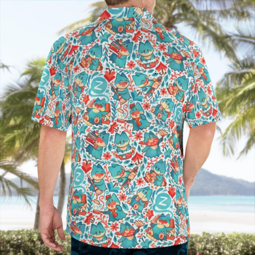 Pokemon Munchlax Seamless Hawaiian Shirt Aloha Shirt For Men Women