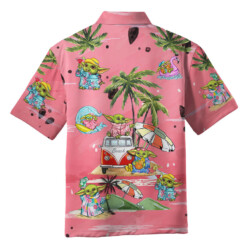 Baby Yoda Summer Time- Hawaiian Shirt - Dream Art Europa