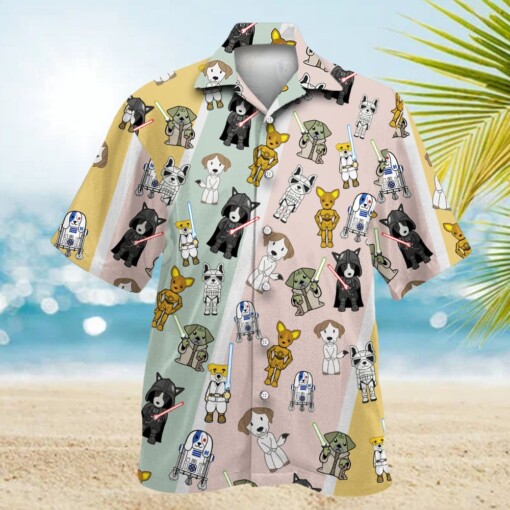 Cute Star Dogs - Hawaiian Shirt