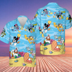 Disney World Mickey And Family Vacation Holiday Hawaiian Shirt Sea Beach Lover - Dream Art Europa