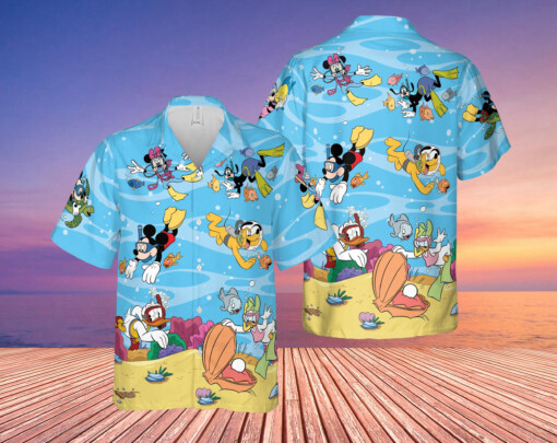 Disney World Mickey And Family Vacation Holiday Hawaiian Shirt Sea Beach Lover