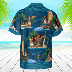 Moana And Maui Disney Hawaiian Shirt Disneyland Trip Hawaiian - Dream Art Europa