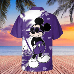 Hot Purple Swag Mickey Mouse Disney Cartoon Hawaiian Shirt - Dream Art Europa