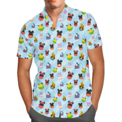 Hot New Mickey Friends Easter Eggs Pattern Hawaiian Shirt