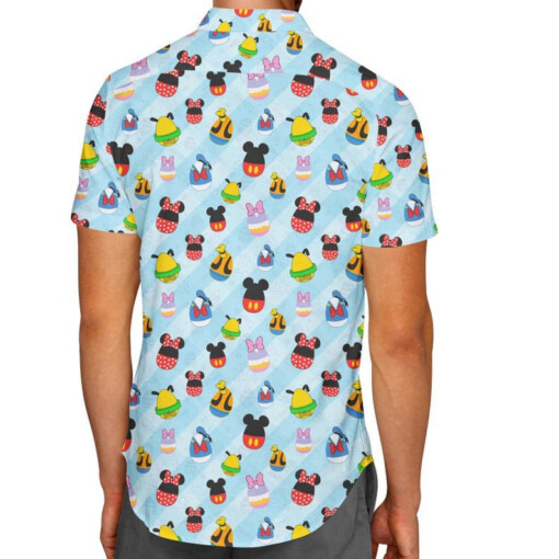 Hot New Mickey Friends Easter Eggs Pattern Hawaiian Shirt