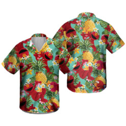 Sesame Street Elmo Hawaiian Shirt - Dream Art Europa