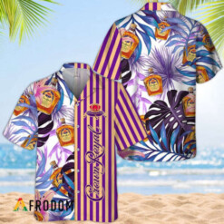 Tropical Plant Leaf Crown Royal Hawaiian Shirt - Dream Art Europa