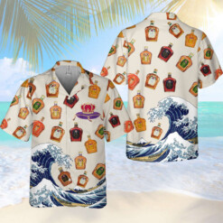 Crown Royal Collections Beach Waves Hawaiian Shirt - Dream Art Europa