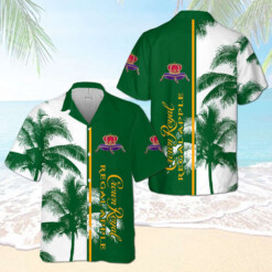 Crown Royal Regal Apple Palm Tree Hawaiian Shirt - Dream Art Europa