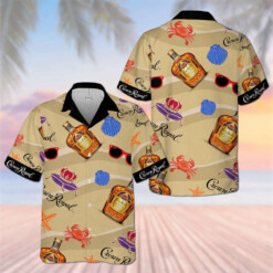 Crown Royal Canadian Whisky Hawaiian Shirt - Dream Art Europa