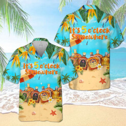 Crown Royal Collections ItS 5 OClock Somewhere Hawaiian Shirt - Dream Art Europa