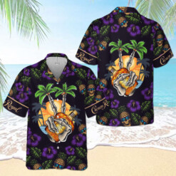 Crown Royal Skeleton Hawaiian Shirt - Dream Art Europa