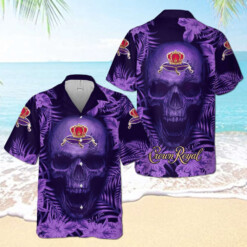 Crown Royal Angry Skull Hawaiian Shirt Summer Tee - Dream Art Europa