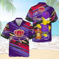 Crown Royal The Simpsons Hawaiian Shirt - Dream Art Europa