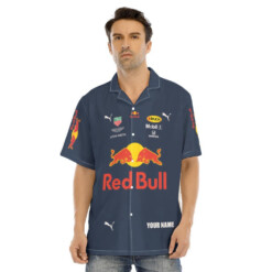 Red Bull Racing Mobil1 Aston Martin  Red Bull Hawaiian Shirt