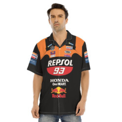 Marc Juez Repsol Honda Racing Red Bull Red Bull Hawaiian Shirt - Dream Art Europa