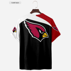 Custom Name Arizona Cardinals Black Button Hawaiian Shirt 03 - Dream Art Europa