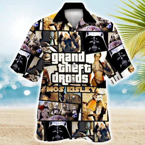 Star Wars Grand Theft Droids Mos Eisley - Hawaiian Shirt
