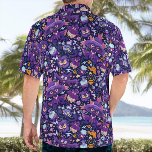 Mismagius GhoStar Trek Pokemon Hawaiian Shirt Aloha Shirt For Men Women