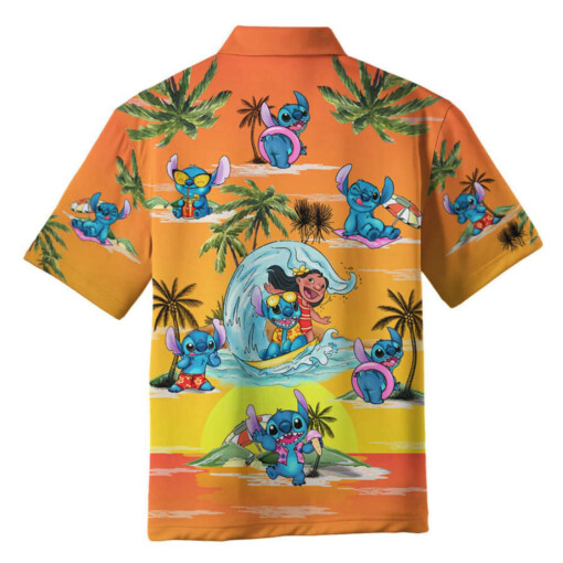 Stitch 10 Hawaiian Shirt Summer Aloha Shirt For Men Women