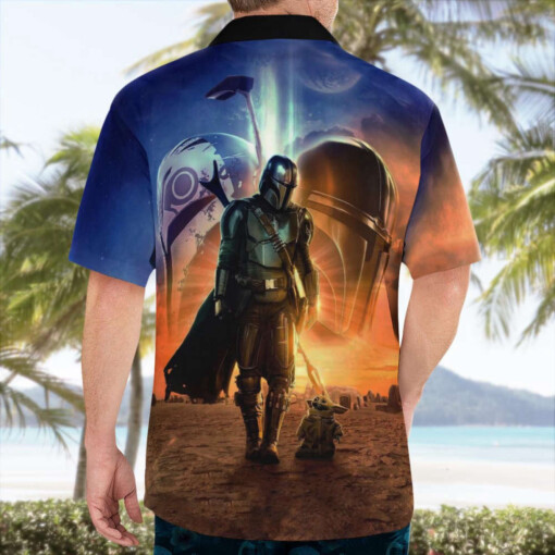 Star Wars Mandalorian Hawaii Shirt Summer Aloha Shirt For Men Women