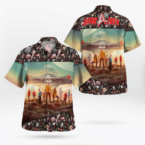 Star Trek Tropical Palms Hawaii Shirt Summer Aloha Shirt For Men Women