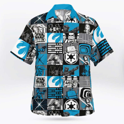 Star Wars Rebels Blue Hawaiian Shirt Summer Aloha Shirt For Men Women