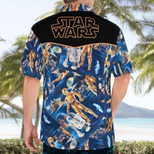 Star Wars C 3po And R2 D2 Hawaiian Shirt Summer Aloha Shirt For Men Women
