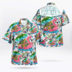 Funny Star Wars Beach Hawaiian Shirt Summer Aloha Shirt For Men Women - Dream Art Europa