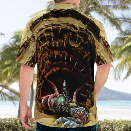 Star Wars Boba Fett Sarlacc Hawaiian Shirt Summer Aloha Shirt For Men Women