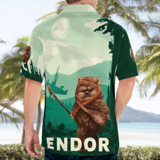 Star Wars Endor Hawaiian Shirt Summer Aloha Shirt For Men Women