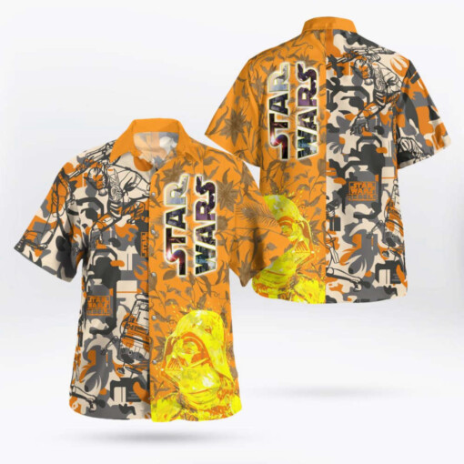 Star Wars Rebels Yellow Hawaiian Shirt Summer Aloha Shirt For Men Women