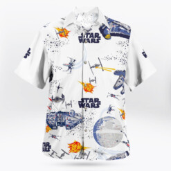 Star Wars Ships Hawaiian Shirt Summer Aloha Shirt For Men Women - Dream Art Europa