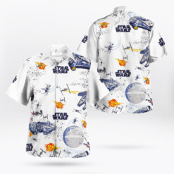 Star Wars Ships Hawaiian Shirt Summer Aloha Shirt For Men Women - Dream Art Europa