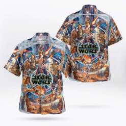 Star Wars Mens Hawaiian Shirt Summer Aloha Shirt For Men Women - Dream Art Europa