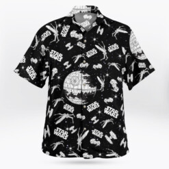 Star Wars Black Hawaiian Shirt Summer Aloha Shirt For Men Women - Dream Art Europa