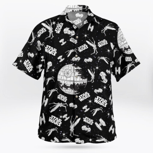 Star Wars Black Hawaiian Shirt Summer Aloha Shirt For Men Women