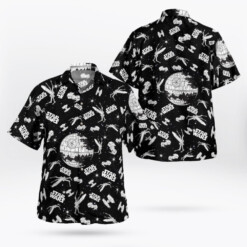 Star Wars Black Hawaiian Shirt Summer Aloha Shirt For Men Women - Dream Art Europa