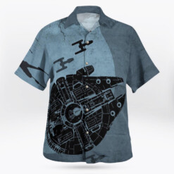 Millennium Falcon Star Wars Hawaiian Shirt Summer Aloha Shirt For Men Women - Dream Art Europa