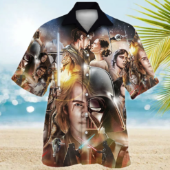 Star Wars Patter Movie - Hawaiian Shirt - Dream Art Europa