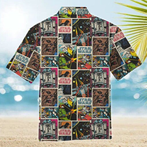 Star Wars Print Comic Pattern - Hawaiian Shirt