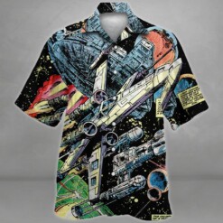 Star Wars Han Solo Spaceship - Hawaiian Shirt