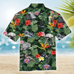 Star Wars Space Ships Tropical Forest - Hawaiian Shirt - Dream Art Europa