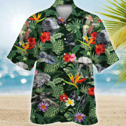 Star Wars Space Ships Tropical Forest - Hawaiian Shirt