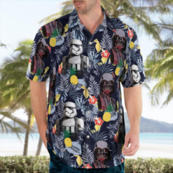 Star Wars Darth Vader Storm Trooper Flower - Hawaiian Shirt - Dream Art Europa