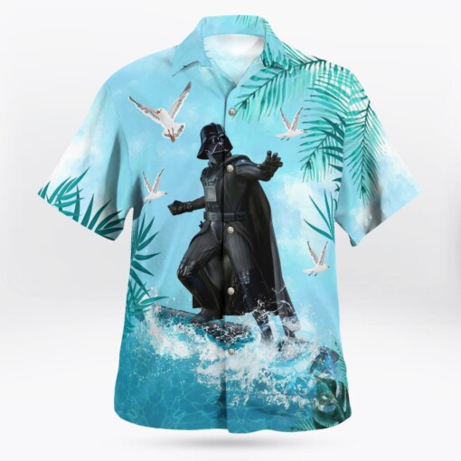 Star Wars Darth Vader Surfing 02 - Hawaiian Shirt