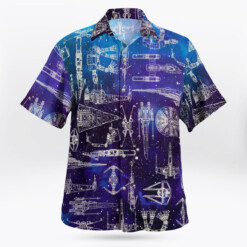 Space Ships Star Wars Galaxy - Hawaiian Shirt - Dream Art Europa